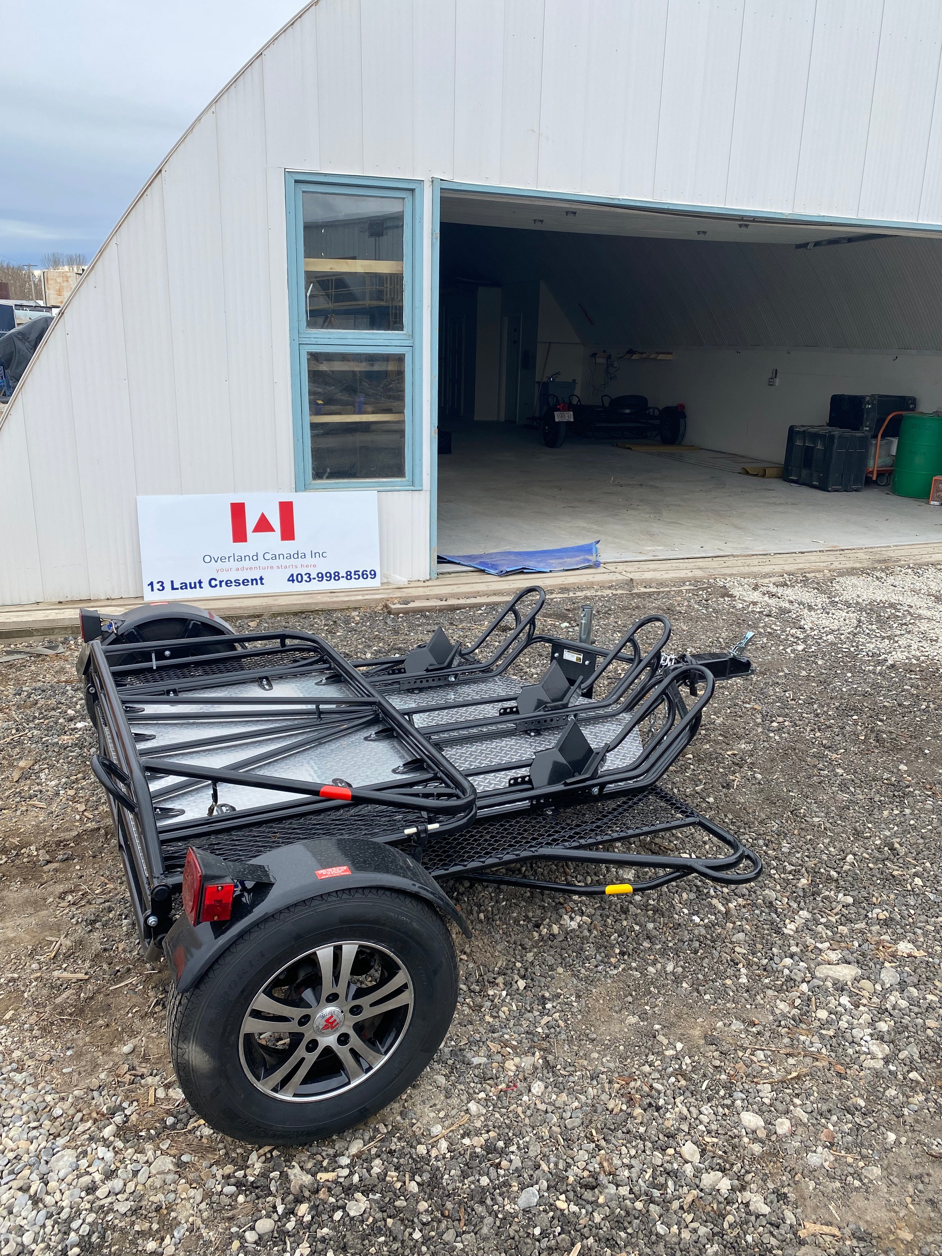 Folding Motorcycle Trailer - Main Image